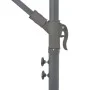 Sombrilla voladiza con poste de aluminio 300 cm gris antracita de vidaXL, Sombrillas - Ref: Foro24-44509, Precio: 102,33 €, D...