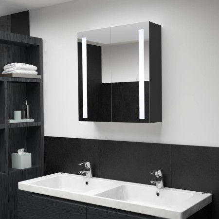 Mueble de baño con espejo LED 62x14x60 cm de vidaXL, Tocadores de baño - Ref: Foro24-325542, Precio: 145,50 €, Descuento: %