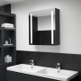 Mueble de baño con espejo LED 62x14x60 cm de vidaXL, Tocadores de baño - Ref: Foro24-325542, Precio: 145,50 €, Descuento: %