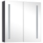 Mueble de baño con espejo LED 62x14x60 cm de vidaXL, Tocadores de baño - Ref: Foro24-325542, Precio: 145,50 €, Descuento: %