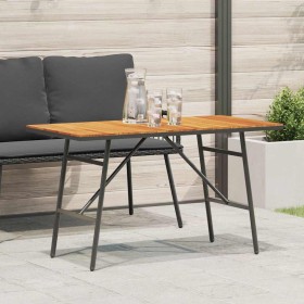 Mesa de Comedor Marrón 110 x 55 x 62 cm Madera de Acacia Sólida en Mesas de jardín | Comprar online en Foru.es