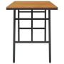 Mesa de Comedor Marrón 110 x 55 x 62 cm Madera de Acacia Sólida en Mesas de jardín | Comprar online en Foru.es