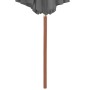 Sombrilla de jardín con palo de madera 300 cm antracita de vidaXL, Sombrillas - Ref: Foro24-44495, Precio: 83,50 €, Descuento: %