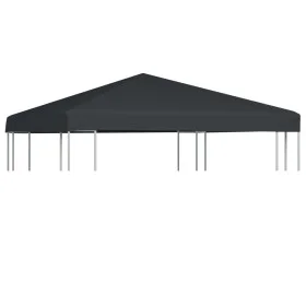 Toldo de cenador 310 g/m² 3x3 m gris de vidaXL, Cubiertas para carpas y cenadores - Ref: Foro24-44781, Precio: 60,57 €, Descu...
