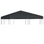 Toldo de cenador 310 g/m² 3x3 m gris de vidaXL, Cubiertas para carpas y cenadores - Ref: Foro24-44781, Precio: 60,57 €, Descu...