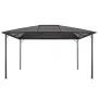 Cenador con tejado aluminio 4x3x2,6 m negro de vidaXL, Carpas y cenadores - Ref: Foro24-44643, Precio: 753,81 €, Descuento: %