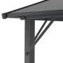 Cenador con tejado aluminio 4x3x2,6 m negro de vidaXL, Carpas y cenadores - Ref: Foro24-44643, Precio: 753,81 €, Descuento: %