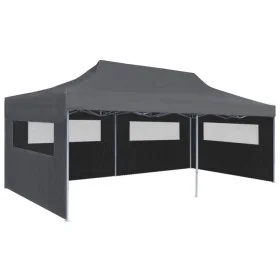 Carpa plegable Pop-up con paredes laterales 3x6 m antracita de vidaXL, Carpas y cenadores - Ref: Foro24-44966, Precio: 217,11...