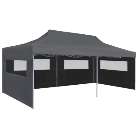 Carpa plegable Pop-up con paredes laterales 3x6 m antracita de vidaXL, Carpas y cenadores - Ref: Foro24-44966, Precio: 194,40...
