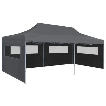 Carpa plegable Pop-up con paredes laterales 3x6 m antracita de vidaXL, Carpas y cenadores - Ref: Foro24-44966, Precio: 217,11...