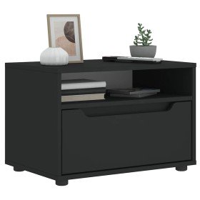 Mueble de TV VISNES negro 60x40x38 cm madera de ingeniería en Muebles TV | Comprar online en Foru.es