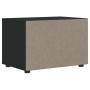 Mueble de TV VISNES negro 60x40x38 cm madera de ingeniería en Muebles TV | Comprar online en Foru.es