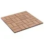 Baldosas de porche de WPC 30x30 cm 1 m² marrón 11 unidades de vidaXL, Suelos y moquetas - Ref: Foro24-45029, Precio: 61,30 €,...