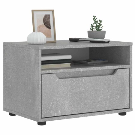 Mueble TV VISNES gris hormigón 60x40x38 cm madera ingeniería en Muebles TV | Comprar online en Foru.es