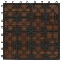 Baldosas de porche de WPC 30x30 cm 1 m² marrón 11 unidades de vidaXL, Suelos y moquetas - Ref: Foro24-45029, Precio: 61,30 €,...