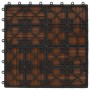 Baldosas de porche de WPC 30x30 cm 1 m² marrón 11 unidades de vidaXL, Suelos y moquetas - Ref: Foro24-45029, Precio: 57,57 €,...