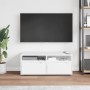 Mueble de TV VISNES blanco 100x40x38 cm madera de ingeniería en Muebles TV | Comprar online en Foru.es
