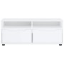 Mueble de TV VISNES blanco 100x40x38 cm madera de ingeniería en Muebles TV | Comprar online en Foru.es