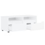 Mueble de TV VISNES blanco 100x40x38 cm madera de ingeniería en Muebles TV | Comprar online en Foru.es