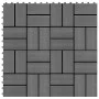 Baldosas de porche de WPC 30x30 cm 1 m² gris 11 unidades de vidaXL, Suelos y moquetas - Ref: Foro24-45030, Precio: 54,76 €, D...