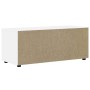 Mueble de TV VISNES blanco 100x40x38 cm madera de ingeniería en Muebles TV | Comprar online en Foru.es