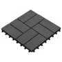 Baldosas de porche de WPC 30x30 cm 1 m² gris 11 unidades de vidaXL, Suelos y moquetas - Ref: Foro24-45030, Precio: 54,76 €, D...