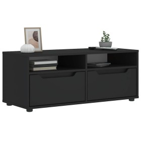 Mueble de TV VISNES negro 100x40x38 cm madera de ingeniería en Muebles TV | Comprar online en Foru.es