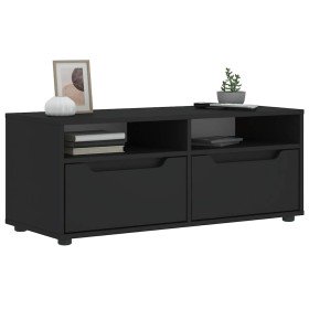 Mueble de TV VISNES negro 100x40x38 cm madera de ingeniería en Muebles TV | Comprar online en Foru.es