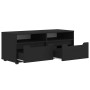 Mueble de TV VISNES negro 100x40x38 cm madera de ingeniería en Muebles TV | Comprar online en Foru.es