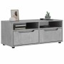 Mueble TV VISNES gris hormigón 100x40x38 cm madera ingeniería en Muebles TV | Comprar online en Foru.es