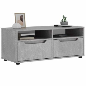 Mueble TV VISNES gris hormigón 100x40x38 cm madera ingeniería en Muebles TV | Comprar online en Foru.es