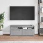 Mueble TV VISNES gris hormigón 100x40x38 cm madera ingeniería en Muebles TV | Comprar online en Foru.es