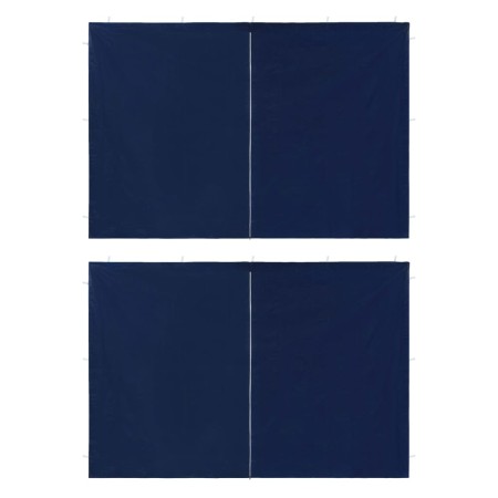 Paredes para carpa de fiestas con cremallera 2 uds PE azul de vidaXL, Carpas y cenadores - Ref: Foro24-45116, Precio: 21,15 €...