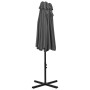 Sombrilla de jardín con palo de aluminio 460x270 cm antracita de vidaXL, Sombrillas - Ref: Foro24-44869, Precio: 157,88 €, De...