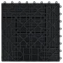 Baldosas de porche de WPC 30x30 cm 1 m² negro 11 unidades de vidaXL, Suelos y moquetas - Ref: Foro24-45026, Precio: 60,38 €, ...