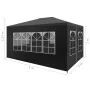 Carpa para fiestas gris antracita 3x4 m de vidaXL, Carpas y cenadores - Ref: Foro24-45100, Precio: 96,85 €, Descuento: %