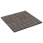 Baldosas para porche de WPC 30x30 cm 1 m² marrón oscuro 11 uds de vidaXL, Suelos y moquetas - Ref: Foro24-45033, Precio: 55,5...