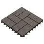 WPC Verandafliesen 30x30 cm 1 m² dunkelbraun 11 Stk von vidaXL, Böden und Teppiche - Ref: Foro24-45033, Preis: 58,96 €, Rabat...