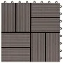 WPC Verandafliesen 30x30 cm 1 m² dunkelbraun 11 Stk von vidaXL, Böden und Teppiche - Ref: Foro24-45033, Preis: 58,96 €, Rabat...