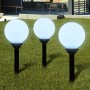 Lámparas de camino de jardín 3 uds LED 20 cm con pincho de vidaXL, Iluminación de exterior - Ref: Foro24-40864, Precio: 52,51...