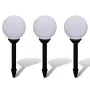 Lámparas de camino de jardín 3 uds LED 20 cm con pincho de vidaXL, Iluminación de exterior - Ref: Foro24-40864, Precio: 52,61...