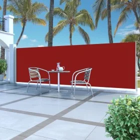 Toldo lateral retráctil 160x500 cm rojo de vidaXL, Sombrillas - Ref: Foro24-45463, Precio: 82,28 €, Descuento: %
