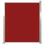 Toldo lateral retráctil 160x500 cm rojo de vidaXL, Sombrillas - Ref: Foro24-45463, Precio: 82,28 €, Descuento: %