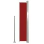 Toldo lateral retráctil 160x500 cm rojo de vidaXL, Sombrillas - Ref: Foro24-45463, Precio: 82,28 €, Descuento: %