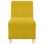 Sofá modular sin brazos amarillo 55 cm terciopelo en Sofás | Comprar online en Foru.es