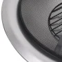 Brasero de jardín con parrilla acero inoxidable 76 cm de vidaXL, Chimeneas - Ref: Foro24-46530, Precio: 127,28 €, Descuento: %