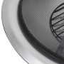 Brasero de jardín con parrilla acero inoxidable 76 cm de vidaXL, Chimeneas - Ref: Foro24-46530, Precio: 151,42 €, Descuento: %