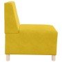 Sofá modular sin brazos amarillo 55 cm terciopelo en Sofás | Comprar online en Foru.es