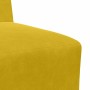 Sofá modular sin brazos amarillo 55 cm terciopelo en Sofás | Comprar online en Foru.es
