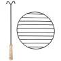 Brasero de jardín con parrilla acero inoxidable 76 cm de vidaXL, Chimeneas - Ref: Foro24-46530, Precio: 127,28 €, Descuento: %